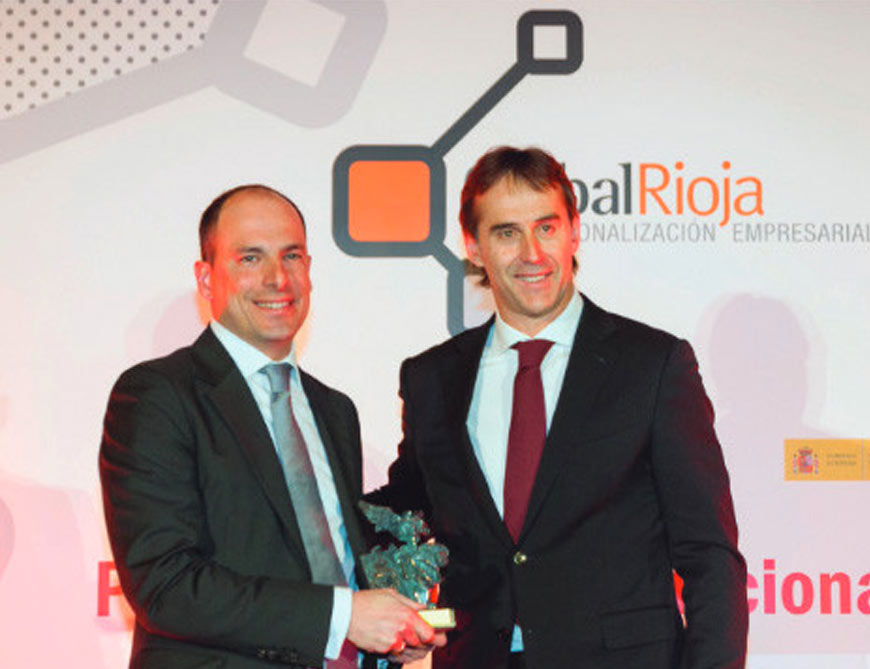 Premio Internacionalización en la Cámara de Comercio