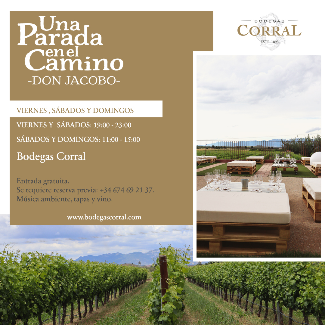 Bodegas Corral · Don Jacobo | Vinos de Rioja y Enoexperiencias | Cambios en la terraza de Bodegas Corral: nuevos horarios y reserva previa
