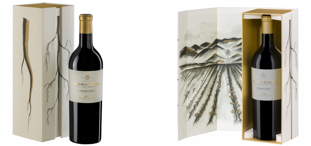 Packaging diseñado por Carlos Villoslada para Altos de Corral Single Estate Reserva